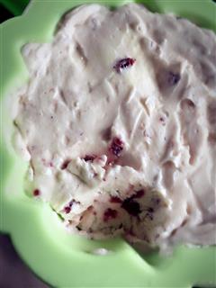 纯手工打造蔓越莓酸奶冰激凌